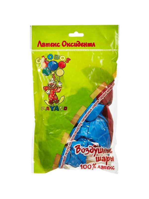 Набор шаров Пастель Триколор 30шт шар латекс M 12/30см