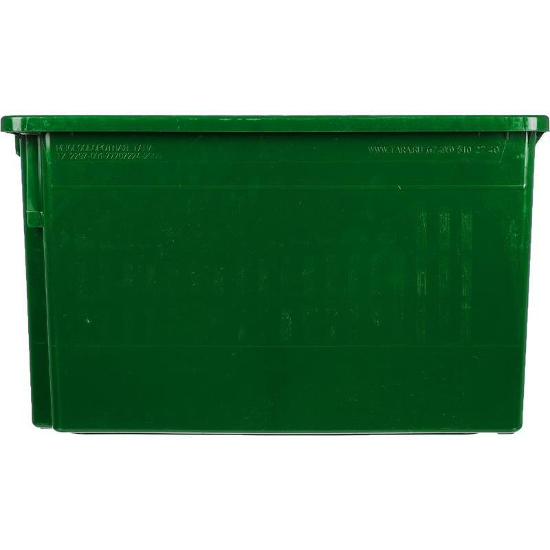 Контейнер пластиковый 600х400х300мм сплошной (арт.601)_зеленый