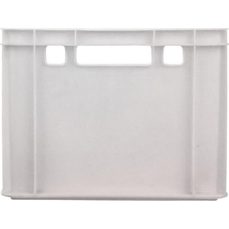 Ящик пластиковый 600х400х300мм сплошной (арт.210)_морозостойкий белый