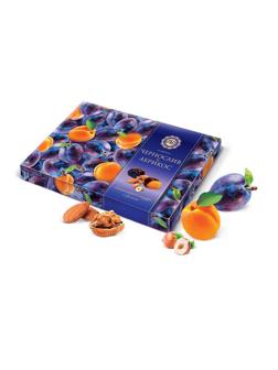 Конфеты Чернослив и абрикос в шоколадной глазури с орехами 220г набор