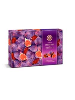 Конфеты Инжир и финик  в бело-темной шоколадной глазури 240г набор