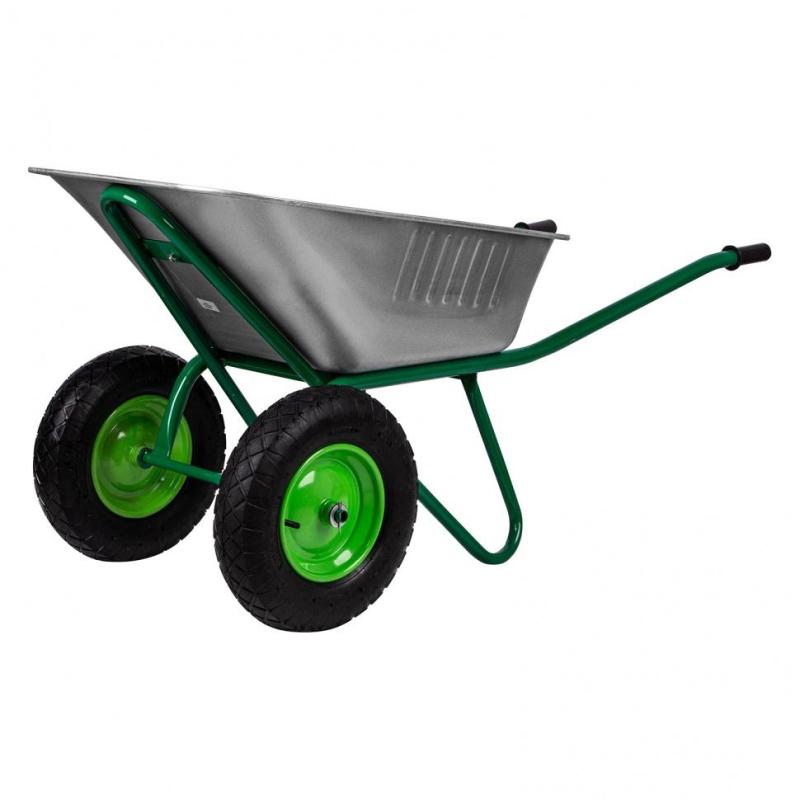 Тачка садово-строительная усиленная, г/п 320кг,100л (689863)