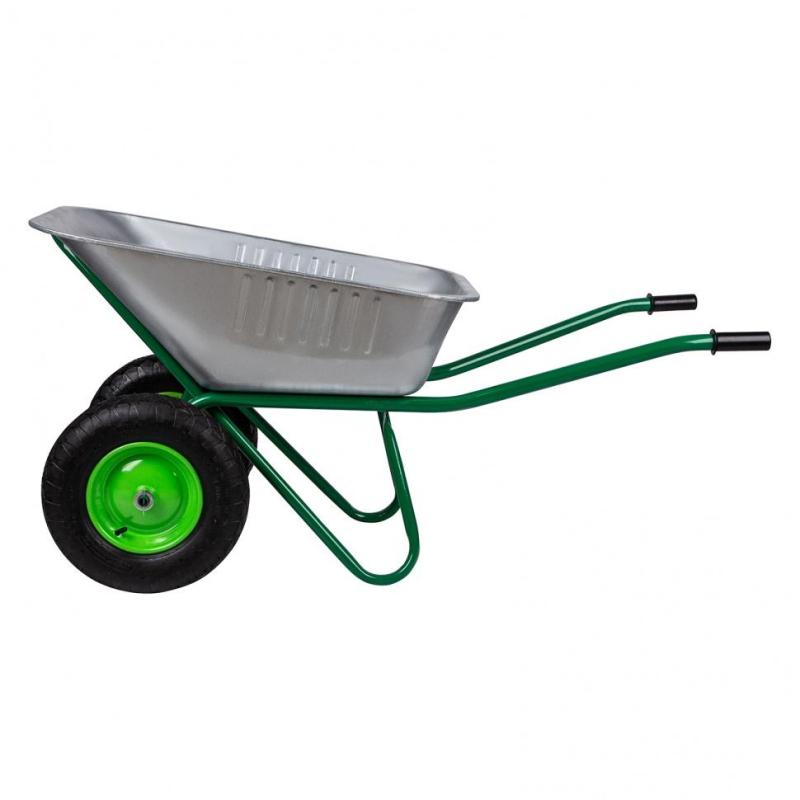 Тачка садово-строительная усиленная, г/п 320кг,100л (689863)