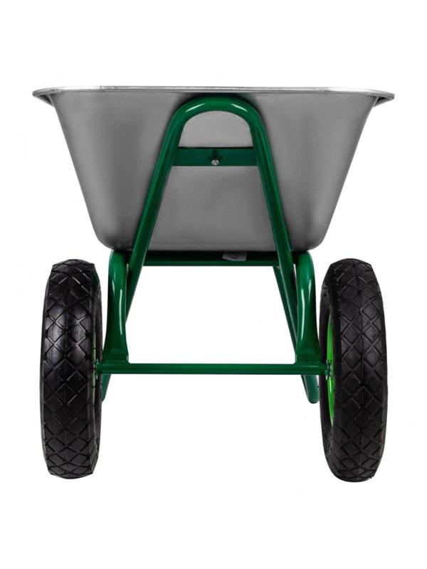 Тачка садово-строительная усиленная, г/п 320кг,100л (689863)