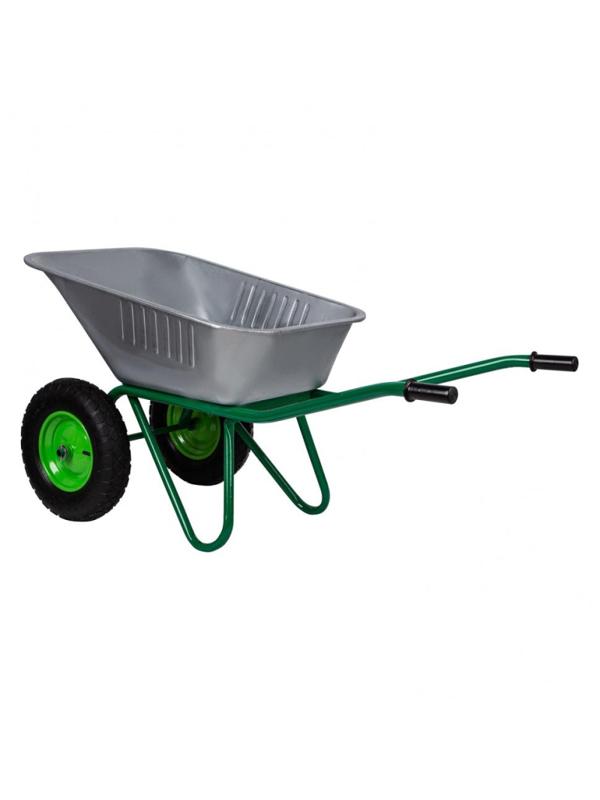 Тачка садово-строительная усиленная, г/п 320кг,100л (689863)