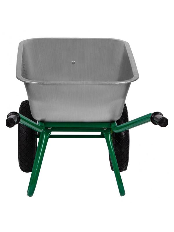 Тачка садово-строительная усиленная, г/п 320кг,100л (689863)