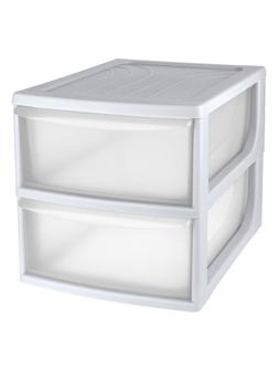 Ящик органайзер настольный, формат А4, 2 ящика