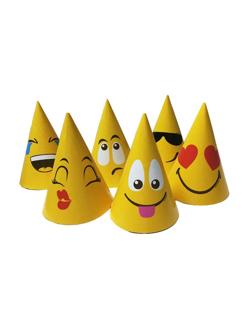 Колпак Эмоции Смайл ассорти 6шт арт.6047092