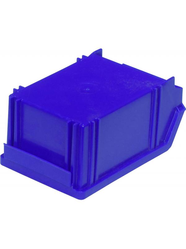 Лоток для склада 170 х 105 х 75 синий(7968), сплош