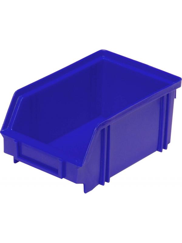 Лоток для склада 170 х 105 х 75 синий(7968), сплош