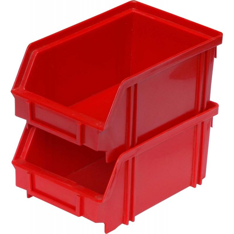Лоток для склада 170 х 105 х 75 красный(7968), спл