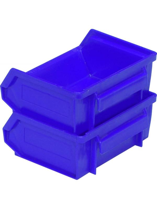 Лоток для склада 96 х 105 х 45 синий(7924), сплошн