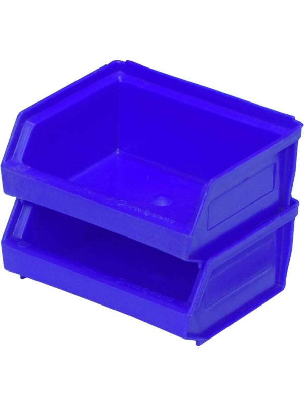 Лоток для склада 96 х 105 х 45 синий(7924), сплошн