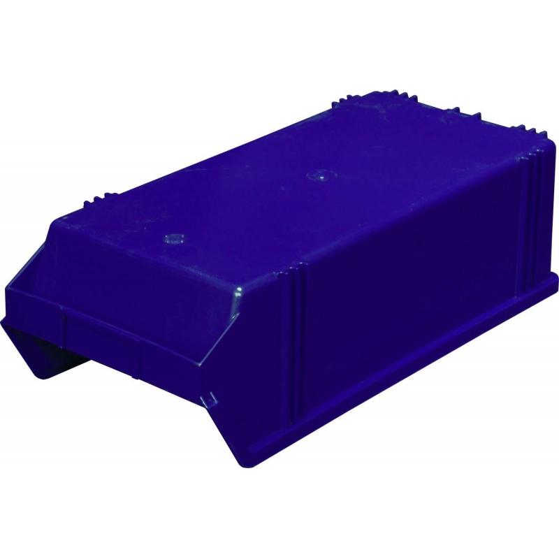 Лоток для склада 500 х 230 х 150 синий(7964), сплошной