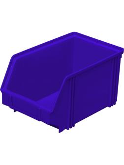 Лоток для склада 250 х 148 х 130 синий(7967), спло
