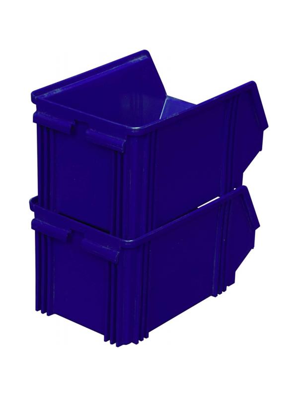 Лоток для склада 250 х 148 х 130 синий(7967), спло