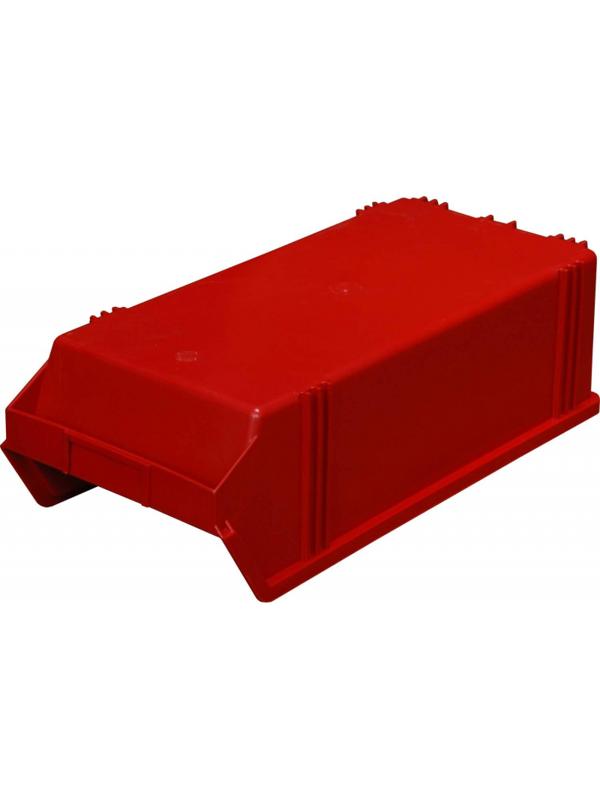 Лоток для склада 500 х 230 х 150 красный(7964), сплошной
