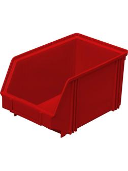 Лоток для склада 250 х 148 х 130 красный(7967), сп