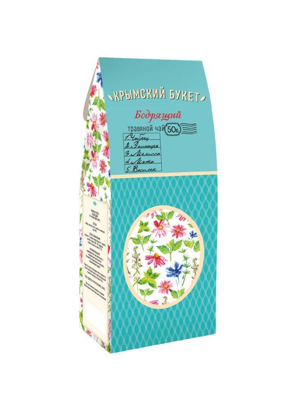 Травяная смесь 'Бодрящий' ТМ Крымский букет 50гр.