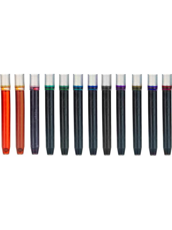 Чернила Чернильный картридж PILOT Parallel Pen 12 цветов 12 шт/уп IC-P3-AST