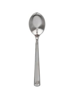 Ложка одноразовая чайная  130мм, металлизированная, ПС 50 шт/уп
