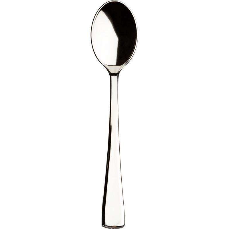 Ложка одноразовая столовая  175мм, металлизированная, ПС 50 шт/уп