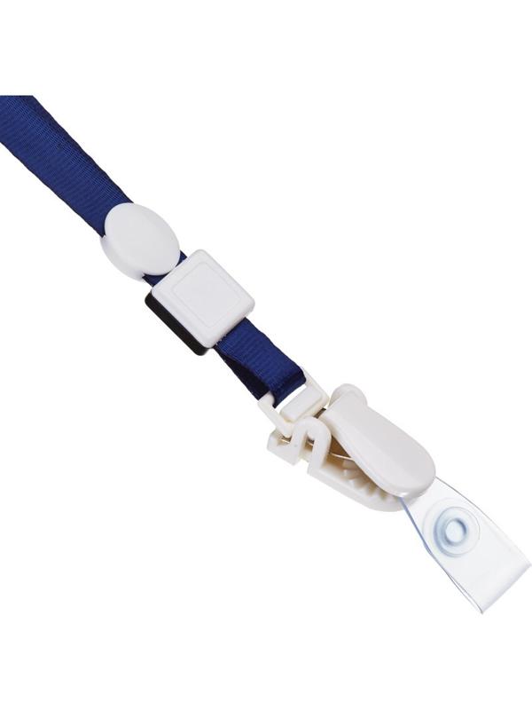 Держатель для бейджа Attache с замком на кноп, синий  K 1009, 5шт/уп