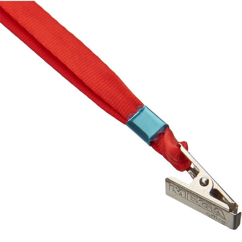 Держатель для бейджа Attache с клипом красныйK-1081,  5 шт/уп