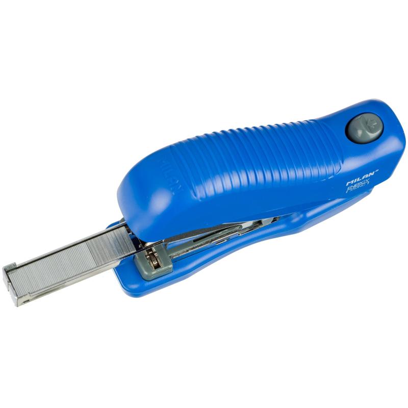 Степлер Milan (N24/6, 26/6) до 30лис, энергосберегающий,пластик,син
