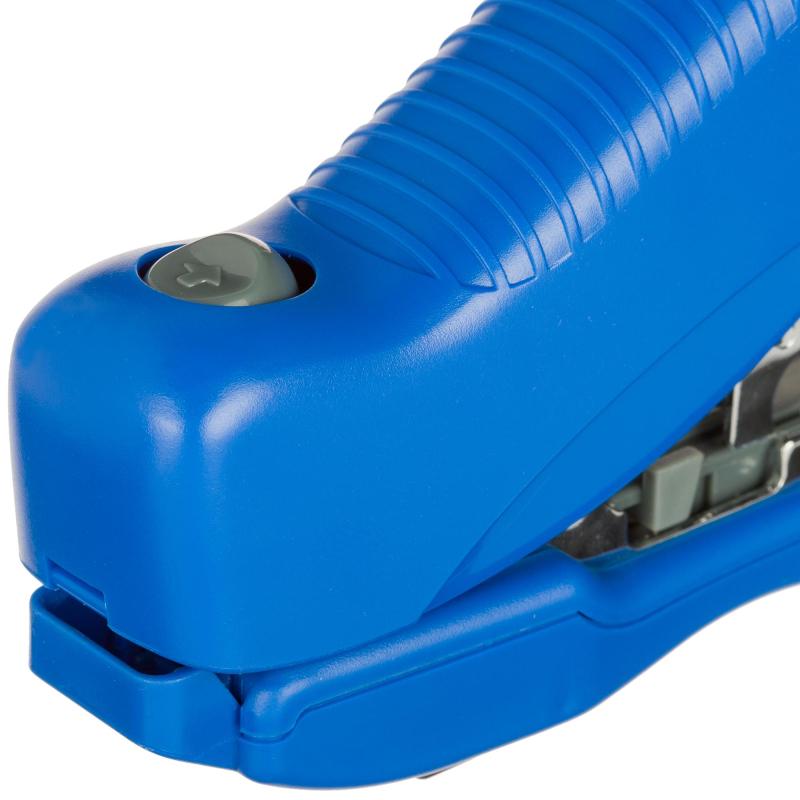 Степлер Milan (N24/6, 26/6) до 30лис, энергосберегающий,пластик,син