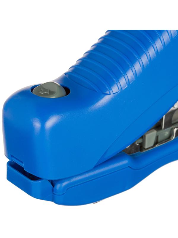 Степлер Milan (N24/6, 26/6) до 30лис, энергосберегающий,пластик,син