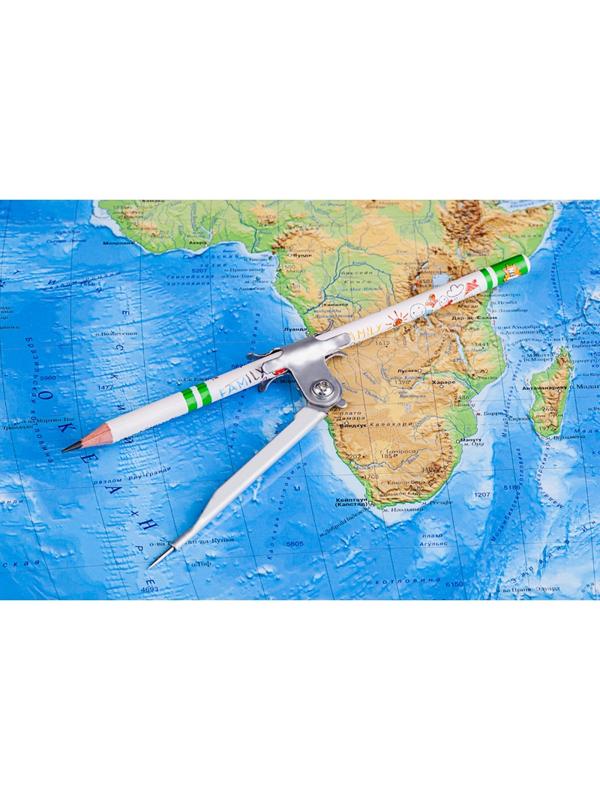 Циркуль №1 School козья ножка, длина 105 мм, металлический, блистер