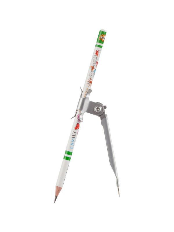 Циркуль №1 School козья ножка, длина 105 мм, металлический, блистер