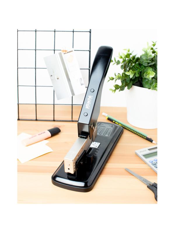 Степлер мощный Attache Economy 23/23, до 210 л, металл, черный