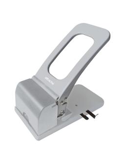 Дырокол Attache Economy до 100 листов, с линейкой, металл, серый