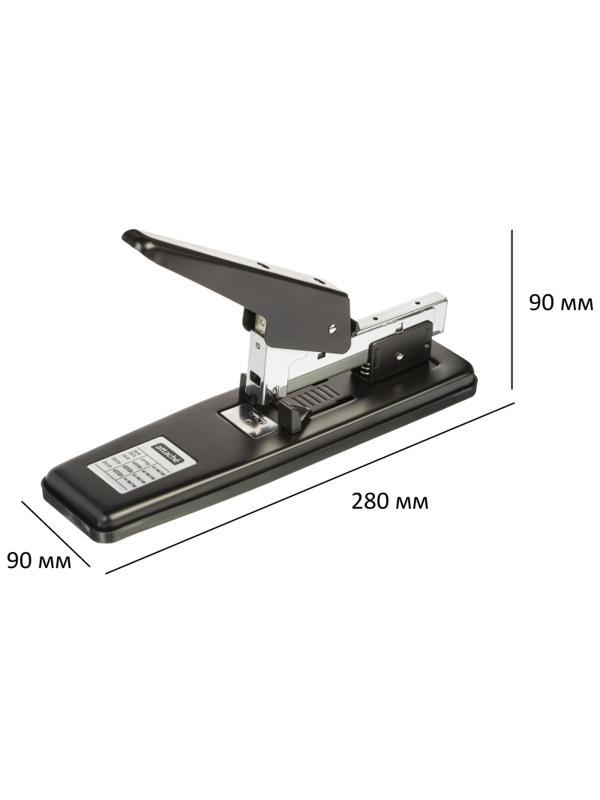 Степлер мощный Attache 24/6-23/13, до 70 листов, металл, пластик, чёрный
