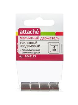 Магнитный держатель усиленный Attache неодимовый, 4 шт. европодвес