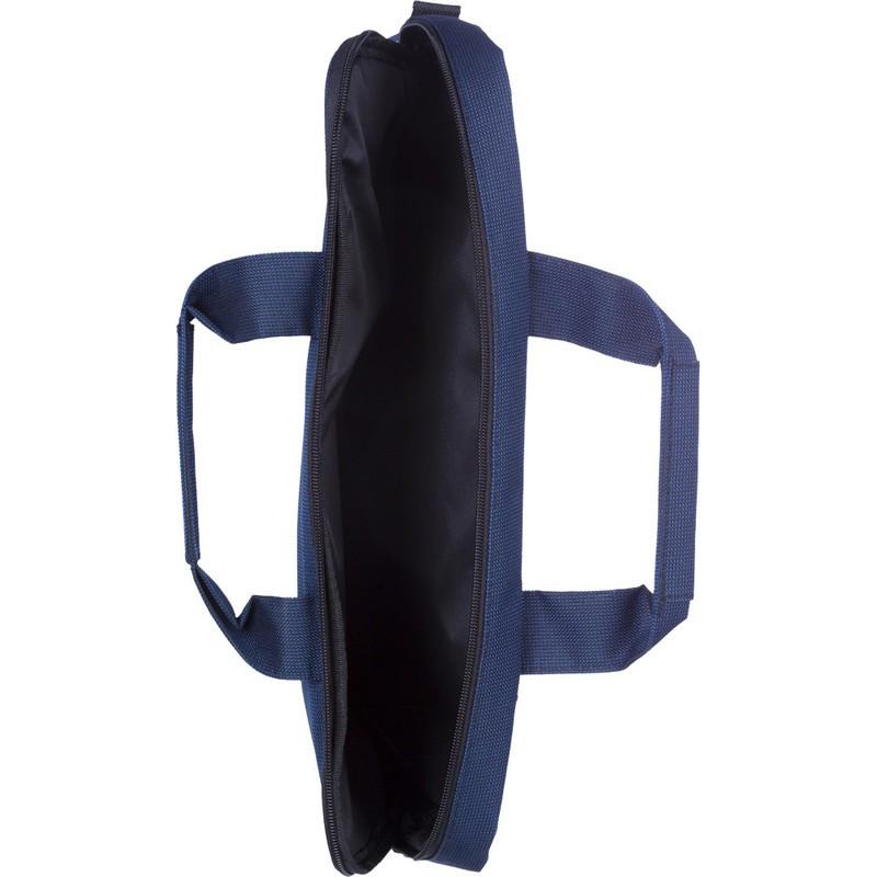 Сумка для документов полиэстр 400х290х40мм  мод. 394  синяя)