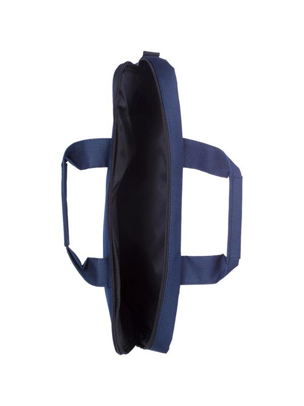 Сумка для документов полиэстр 400х290х40мм  мод. 394  синяя)