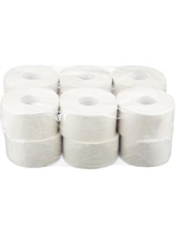 Бумага туалетная д/дисп 1слвтор200м12рул/уп