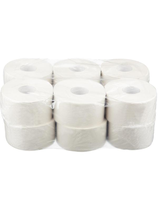 Бумага туалетная д/дисп 1слвтор200м12рул/уп