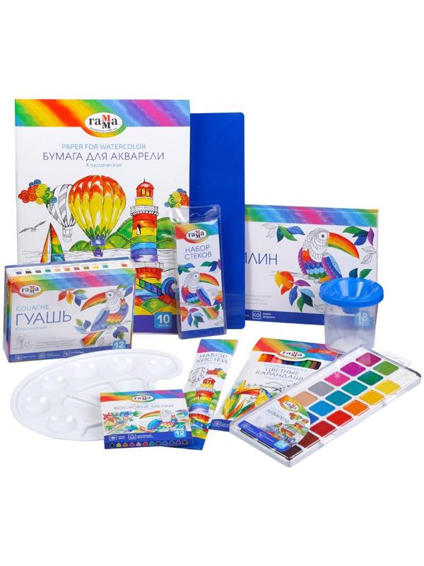 Набор для творчества юного худож Гамма Классический в подар короб УК042527