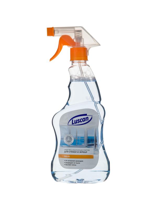 Средство для стекол и зеркал с нашатырным спиртом Luscan 500 мл