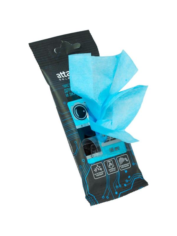 Салфетки Attache Selection д/экранов, биоразлагаемые, 20 шт, 110х190