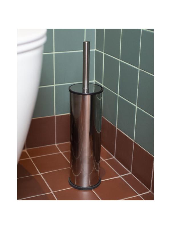 Ершик для унитаза Luscan закрытый с подст.,нерж. с