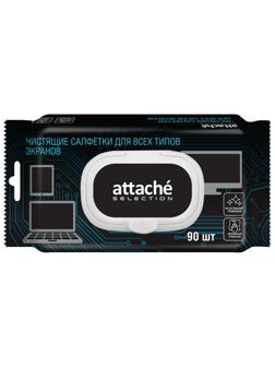 Салфетки Attache Selection д/экранов, с клапаном, 90 шт, XXL, 150х180