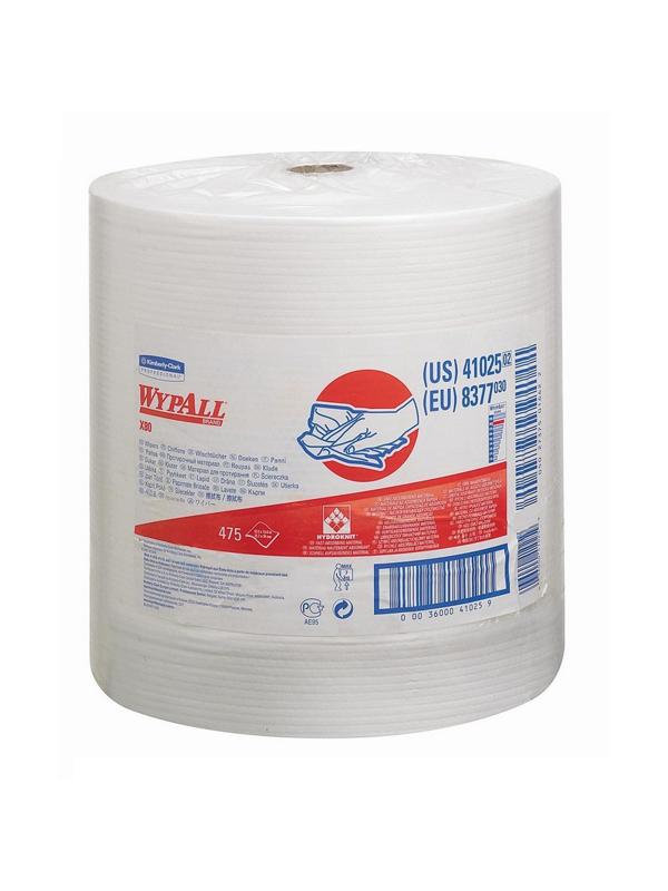 Материал протирочный нетканый WYPALLxX80WHLROLL1P 1X475 34х31,5см бел.8377