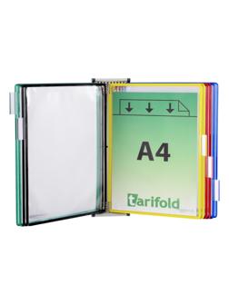 Демосистема настенная Tarifold А4,10 панелей,ассорти,магн.крепление 414609