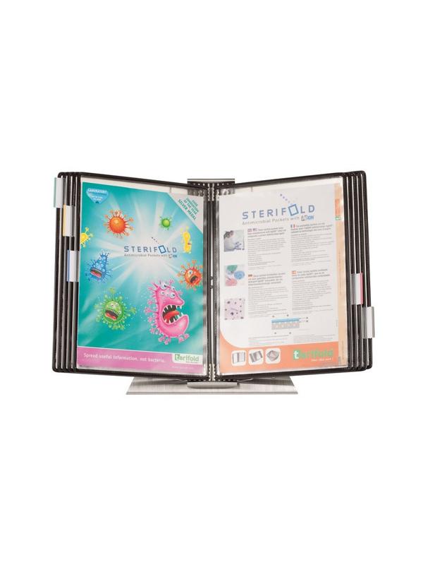 Демосистема настольная Tarifold Stainless Steel А4,10 антибакт.панел.434807