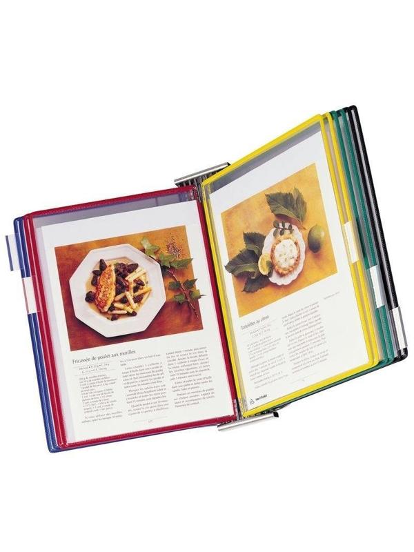 Демосистема настенная Tarifold Stainless Steel А4,10панелей, ассорти 417209